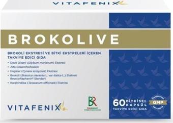 Vitafenix Brokolive Brokolive Brokoli Ekstresi Ve Bitki Enzimi Vegan Takviye Edici Gıda 60 Kapsül