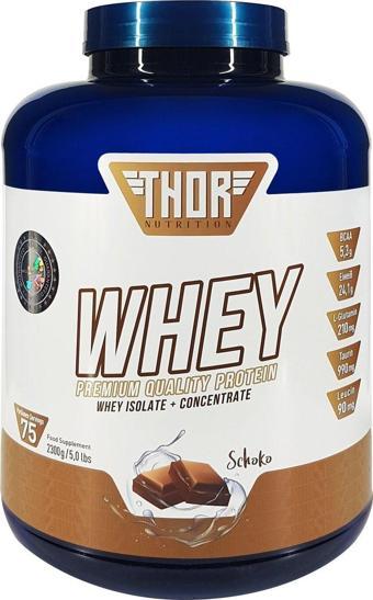 Thor Nutrition 2.3 Kg Whey Protein 75 Servis Çikolata Aromalı