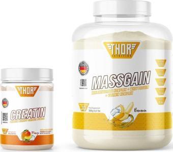 Thor Nutrition 3 Kg Massgaıner 30 Servis Muz Aromalı + Creatine 60 Servis + 5 Hediye