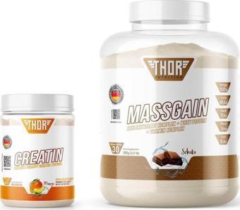 Thor Nutrition 3Kg Massgaıner 30 Servis Çikolata Aromalı + Creatine 60 Servis Mango+ 5 Hediye