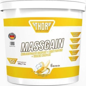 Thor Nutrition 5 Kg Massgainer 50 Servis Muz Aromalı +5 Hediye Mass5Kg