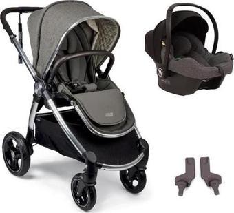 Mamas & Papas Ocarro Dark GREY Cosmo Travel Sistem Bebek Arabası Walnut