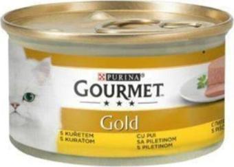 Gourmet Gold Kıyılmış Tavuklu Yetişkin Kedi Konservesi 85gr.x 24 Adet