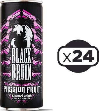 Black Bruin Passion Fruit Aromalı Enerji İçececeği 250ml x 24 lü