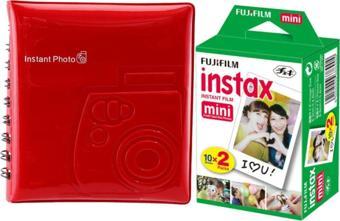 Instax 7-8-9-25-70-90 Için 20'li Film+64 'lük Instax Albüm