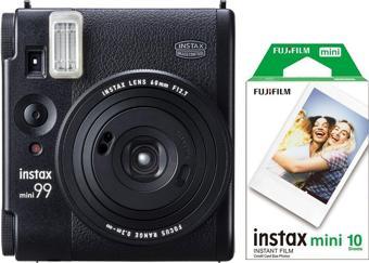 Instax Mini 99 Siyah Fotoğraf Makinesi Ve 10'lu Film