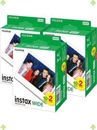 Fujifilm Instax Wide 20'li Film 3'Lü Set 60 Poz