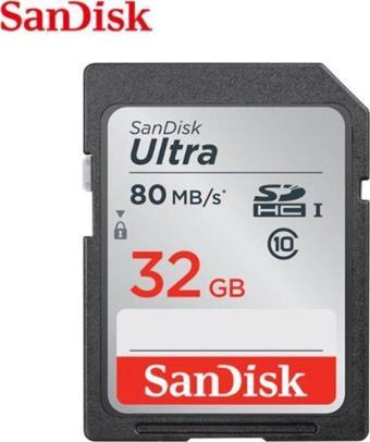 Sandisk Ultra Sdsdunb-032G-Gn3In 32 Gb Sdhc Class 10 Uhs-I Hafıza Kartı
