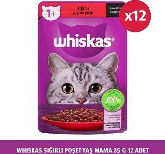 Whiskas Sığırlı Poşet Yaş Mama 85 G 12X