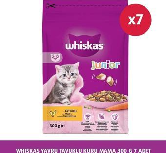 Whiskas Yavru Tavuklu Kuru Mama 300 G 7X