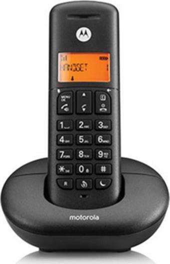 Motorola Telsiz Telefon Siyah E201 Dect