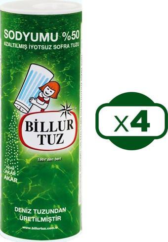 Billur Tuz Sodyumu %50 Azaltılmış 500 gr x 4 Adet