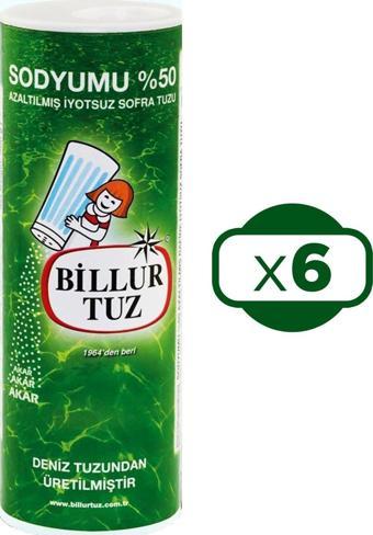 Billur Tuz Sodyumu %50 Azaltılmış 500 gr x 6 Adet