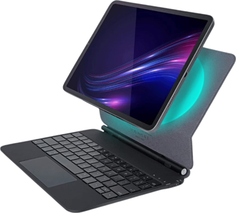 iPad Air 13 Uyumlu Magic Style Manyetik Yapışmalı Klavyeli Kılıf