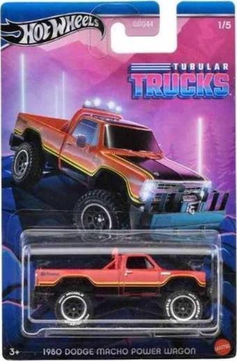 Hot Wheels Tubular Trucks 1980 Dodge Macho Power Wagon HRR95