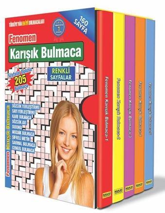 Fenomen Karışık Bulmaca Seti - 5 Kitap Takım - Kolektif  - Maxı Yayıncılık