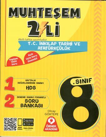 8. Sınıf Muhteşem İkili T.C. İnkılap Tarihi ve Atatürkçülük Seti Örnek Akademi - Örnek Akademi