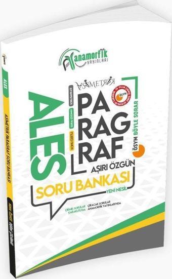 2025 ALES Türkçe Asimetrik Paragraf Soru Bankası Konu Özetli Dijital Çözümlü Anamorfik Yayınları - Karakutu Yayınları