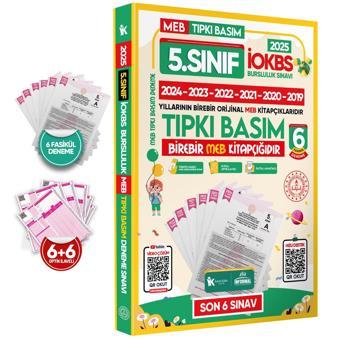 2025 5.Sınıf İOKBS BURSLULUK MEB Çıkmış Soru 6lı Tıpkı Basım Türkiye Geneli D. Çözümlü DENEME PAKETİ - Karakutu Yayınları