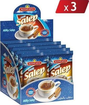 Altıncezve Sütlü Salep Tek Kullanımlık İçecek Tozu (20 x 17 Gr) - 3 LÜ PAKET