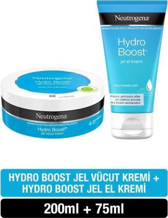 Neutrogena Hydro Boost Kavanoz Krem 200 ml + Hydro Boost El Kremi 75 ml 