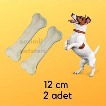 No Name Köpek Ödülü Sığır Derisi Pres Kemik 12 Cm 2'li