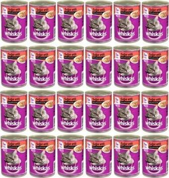 Whiskas 400 Gr Biftekli (Sığır) Konserve 24'lü