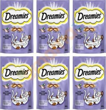 Whiskas Dreamies Ördekli Kedi Ödülü 60 Gr X 6 Adet