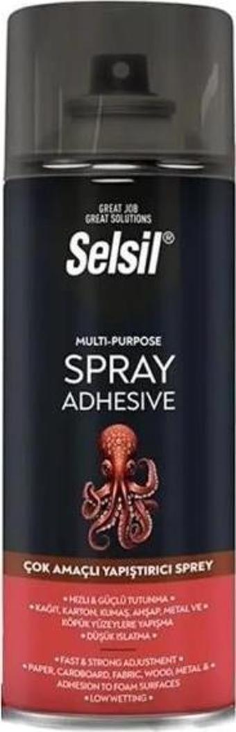 Selsil Çok Amaçlı Yapıştırıcı Sprey 400 ml