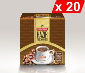 Altıncezve Hazır Türk Kahvesi Sade (20 Adet x 7 Gr) x 20 Paket