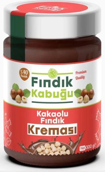 Fındık Kabuğu Kakaolu %40 Fındık Kreması 300 gr x 4 Paket