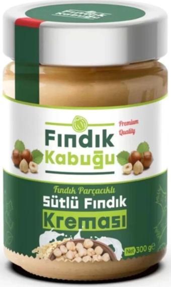 Fındık Kabuğu Fındık Parçacıklı Sütlü %13 Fındık Kreması 300 gr