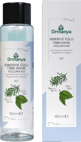 BİBERİYE ÖZLÜ TIBBİ NANE KOLONYASI - 180 ml