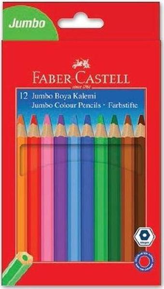 Faber-Castell 12'li Jumbo Üçgen Kuru Boya Seti