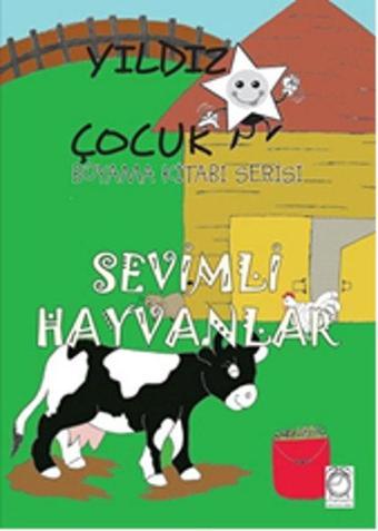 Yıldız Çocuk Boyama Kitabı Serisi 4 - Sevimli Hayvanlar - Kolektif  - Kitapsaati Yayınları