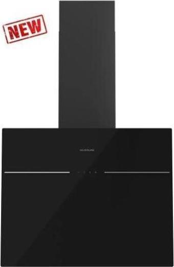 Silverline 3364 LINK FLAT Siyah Cam Duvar Tipi Davlumbaz 60cm