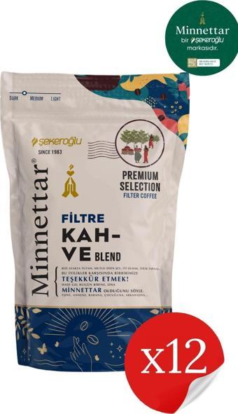 Minnettar Filtre Kahve 12 x 165 gr ( 12 PAKET )