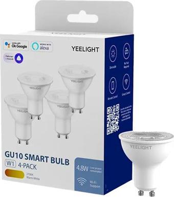 Yeelight W1 LED Akıllı Ampul GU10 (Beyaz) (4 Adet)