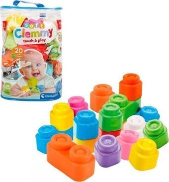 Clementoni Soft Clemmy Yumuşak Blok Çantası 20 Parça