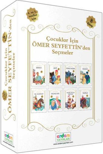 Çocuklar İçin Ömer Seyfettin'den Seçmeler 8 Kitap Takım - Ömer Seyfettin - Erdem Yayınları