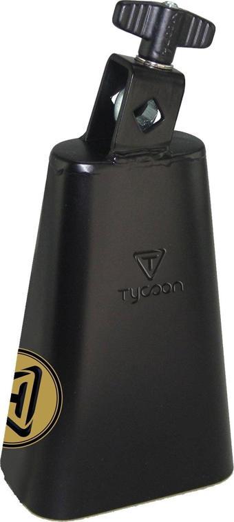 Tycoon 6'' Black Powder-Coated Cowbell (TW60)