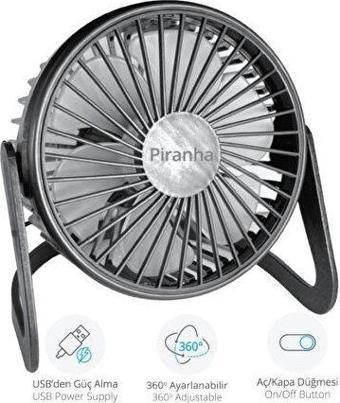 Piranha 5566 USB'den Güç Almalı 360° Ayarlanabilir Masaüstü Mini Vanti