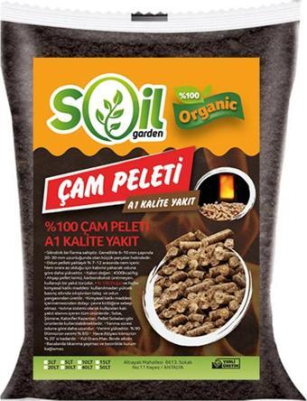 A1 Kalite Yakıt Için 50 Lt Soil Garden %100 Çam Peleti