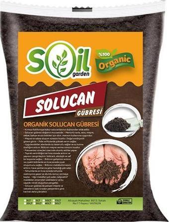 Soil Garden Solucan gübresi 50 lt (25 kg)Toprak düzenleyici solucan gübresi