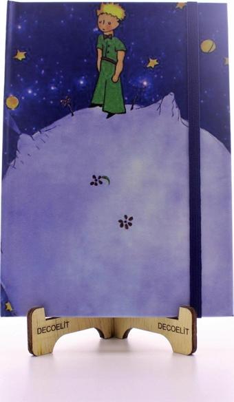 Lastikli Çizgisiz Sert Kapak Küçük Prens Defter