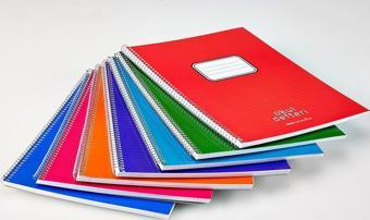 Komeks A4 Spiralli Defter Karton Kapak Çizgili 120 Yaprak 120/1 (6 Lı Paket)