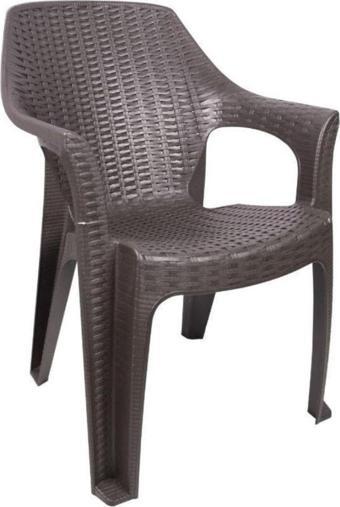 Queen Rattan Koltuk (6 Adet) Kahverengi