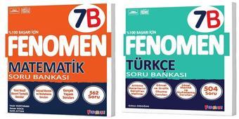 Fenomen Okul 2025 7. Sınıf Matematik + Türkçe B Serisi Soru Seti 2 Kitap