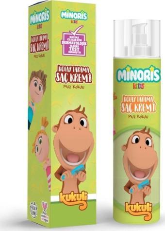 Minoris Kids, Kukuli, Kolay Tarama Saç Kremi, Muz Kokulu