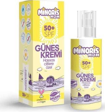 Minoris Mom Hassas Ciltler Için Güneş Kremi Spf 50 150Ml